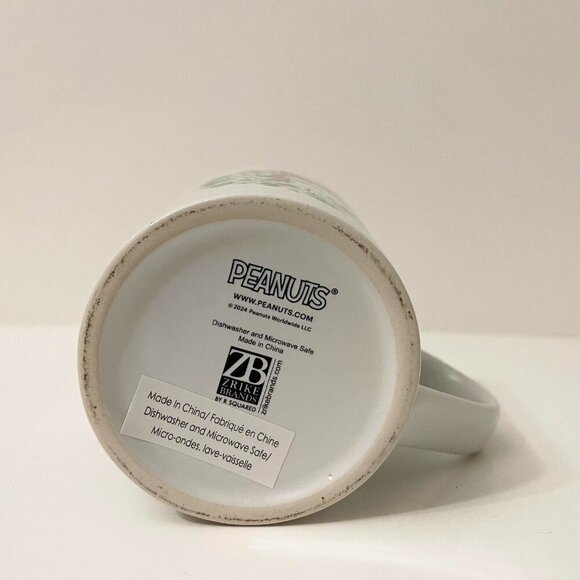 Zrike Peanuts Snoopy Woodstock Christmas Wreath Mug - Picture 11 of 15